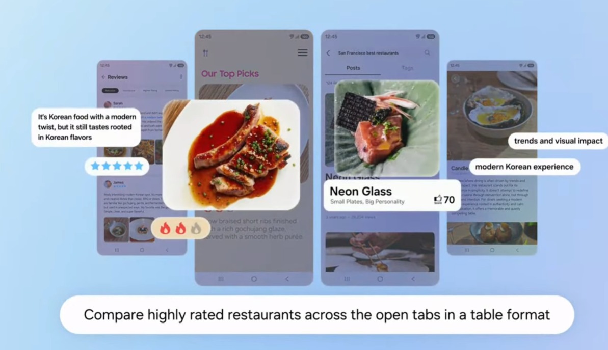 三星发布会首次展现Gemini手机智能体 苹果iOS翘首以待