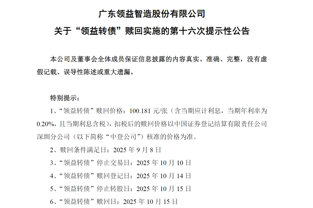 最后一天！不及时操作或亏损 触发强赎后如何操作？