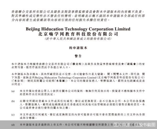 图片来源：招股书截图