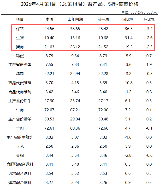 8年新低!猪价反转预期增强 猪肉概念早盘大涨