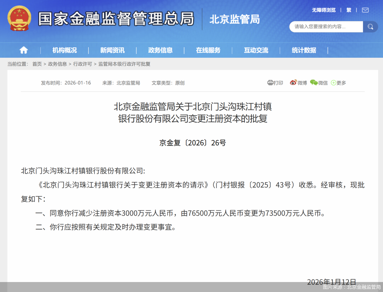 图片来源：北京金融监管局