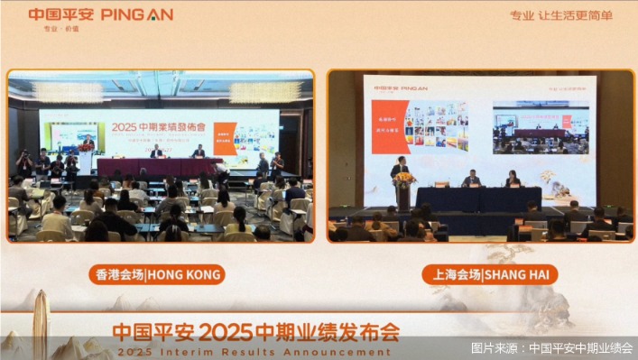 图片来源:中国平安中期业绩会