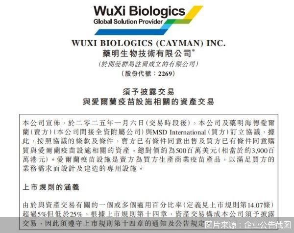 图片来源：企业公告截图