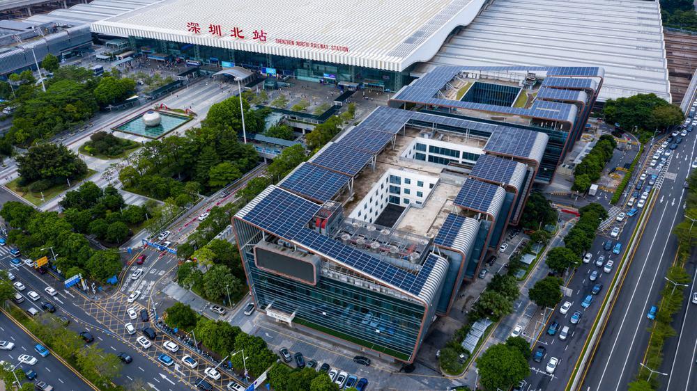 深圳北站综合交通枢纽光储一体化示范项目荣获“2023城市绿色低碳场景示范基地”称号 _ 东方财富网