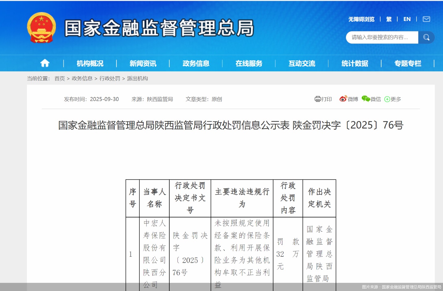 图片来源：国家金融监督管理总局陕西监管局