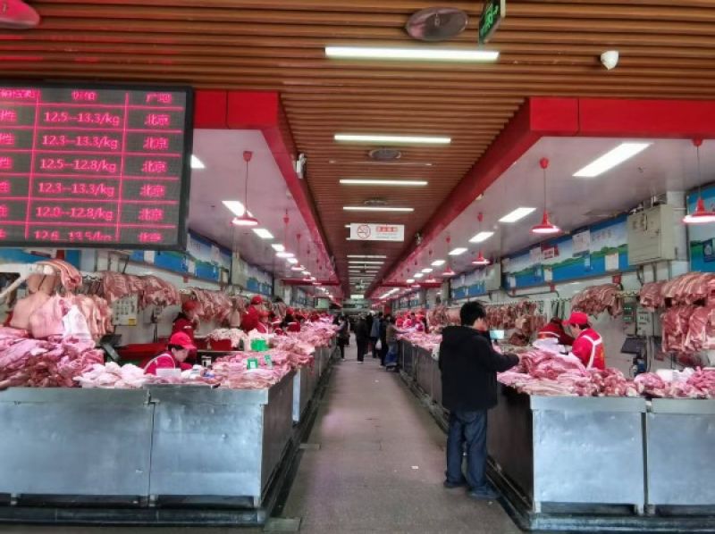 卖一斤亏5毛！猪肉批发商的倒春寒：摊主比顾客多，旺季销量砍半