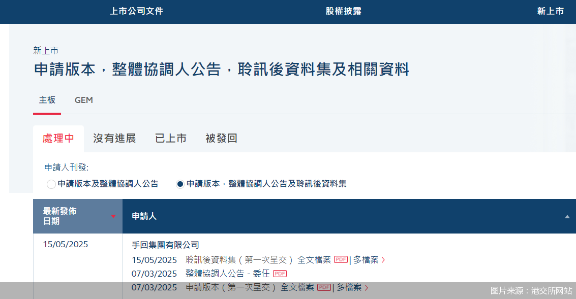 图片来源：港交所网站