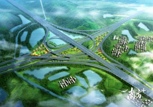 肇明高速项目效果图。肇庆交通运输供图 肇明高速项目效果图。肇庆交通运输供图