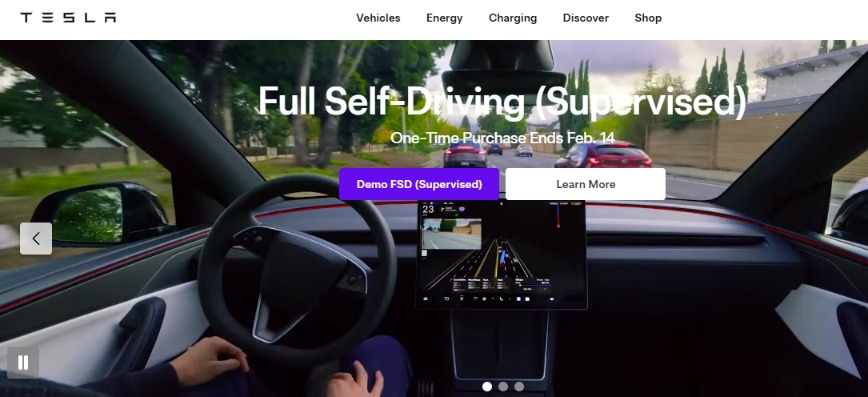 特斯拉即日起停售FSD买断版 全面转向订阅制 租金99美元每月