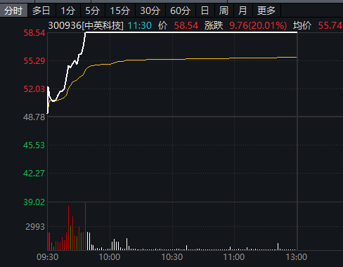 300936，直线20%涨停！利好来袭，芯片概念全线爆发！