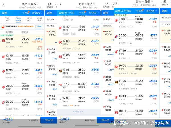图片来源:携程旅行App截图