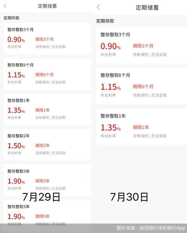 图片来源：裕民银行手机银行App