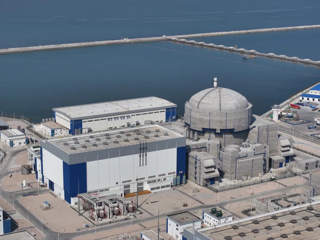 漳州核电2号机组并网发电。受访者供图