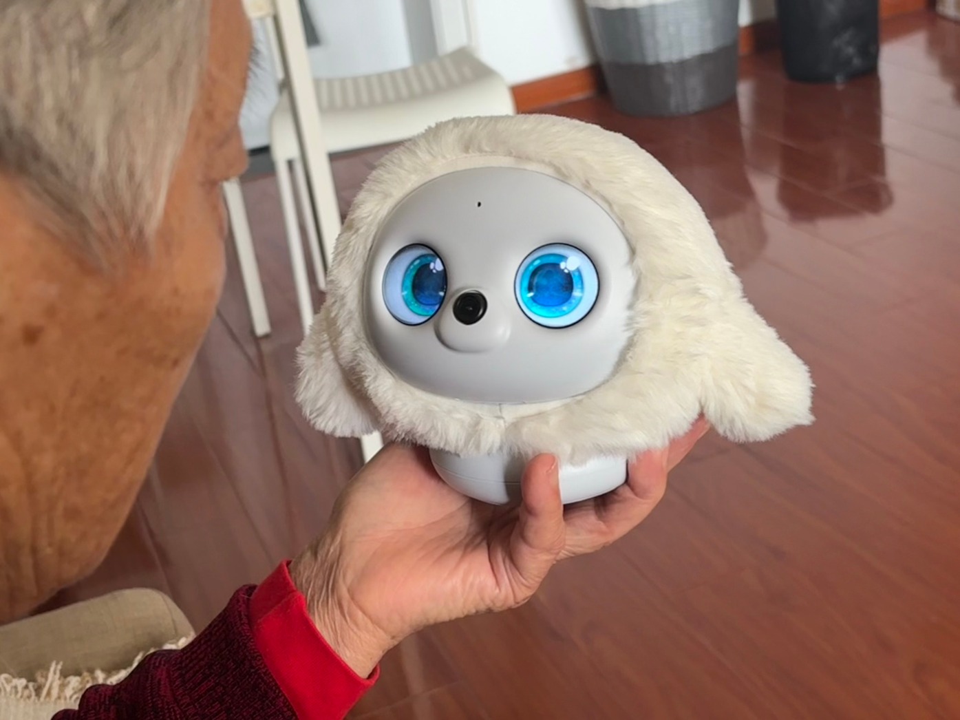 老年人在使用Ropet。图片来源:乔心怡