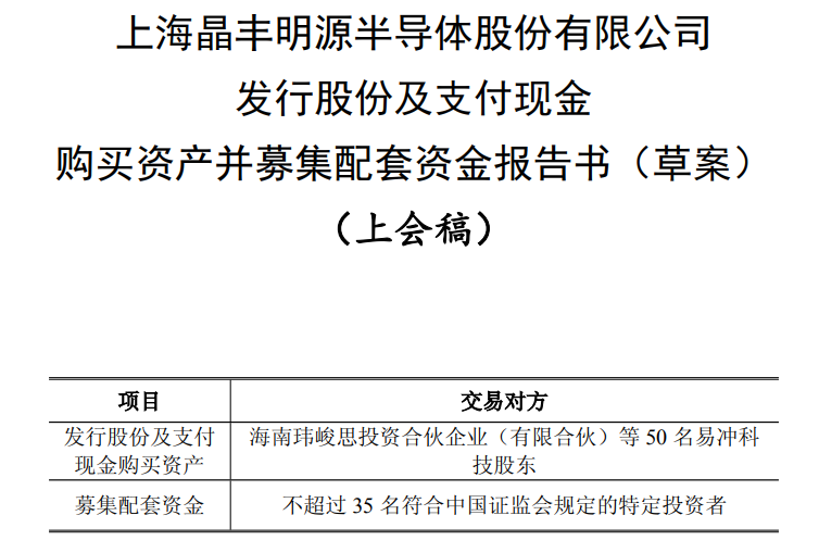 本周五上会！晶丰明源豪赌32.8亿元并购，高溢价背后商誉悬剑，标的公司曾两年亏损超10亿元