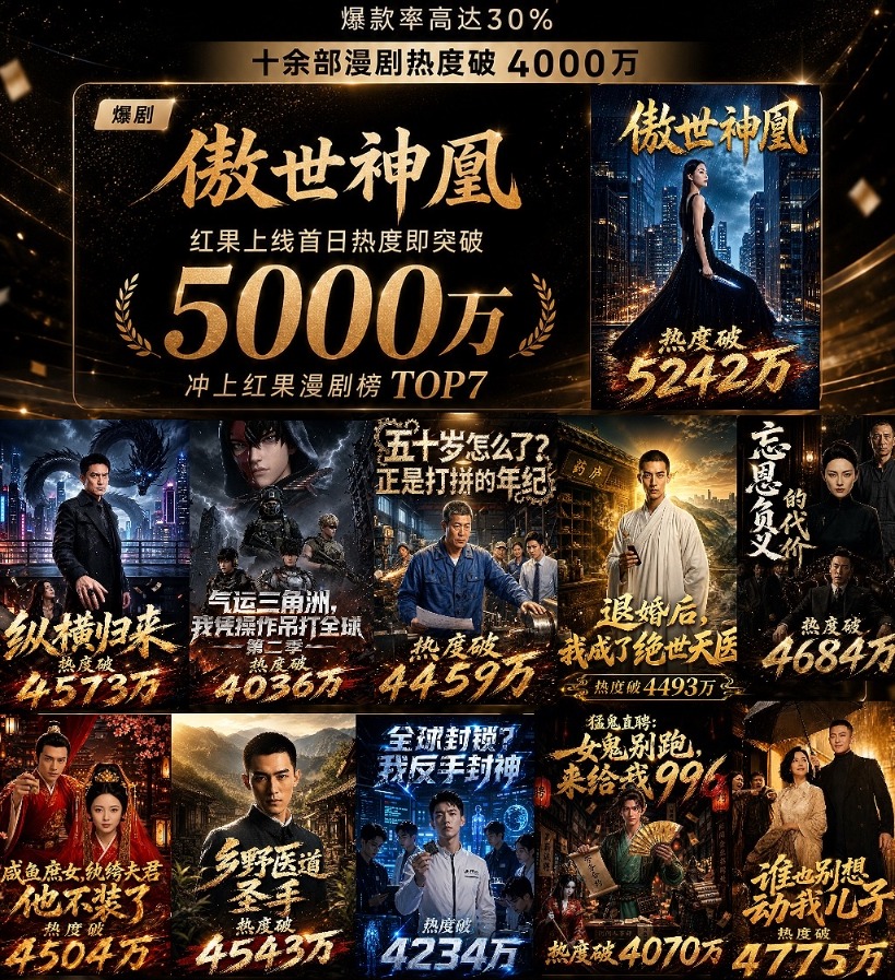 （万兴剧厂赋能杭州灵漫快创持续打造爆款AI漫剧）
