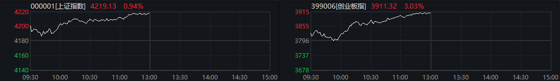 创指半日涨超3%，科创50创新高 半导体掀涨停潮