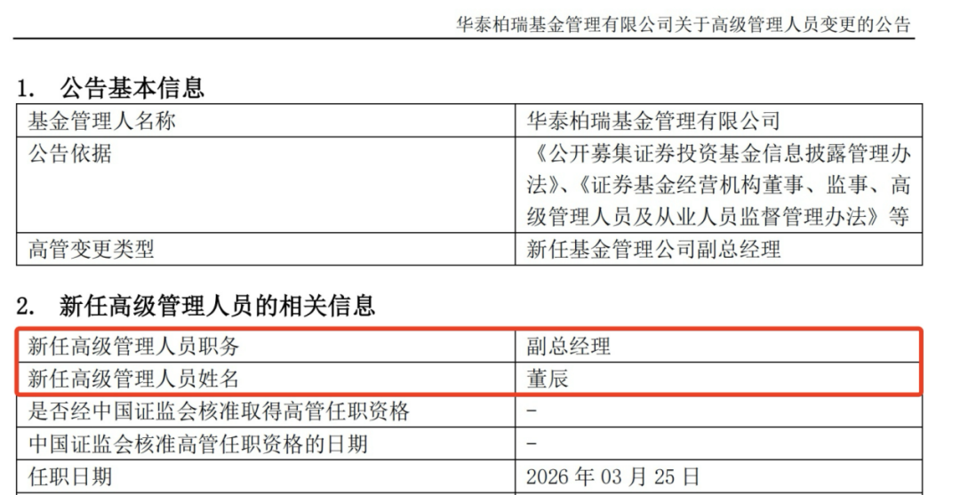 百亿绩优基金经理，升职！