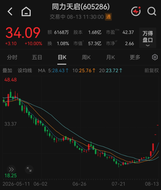 同力天启股价.png