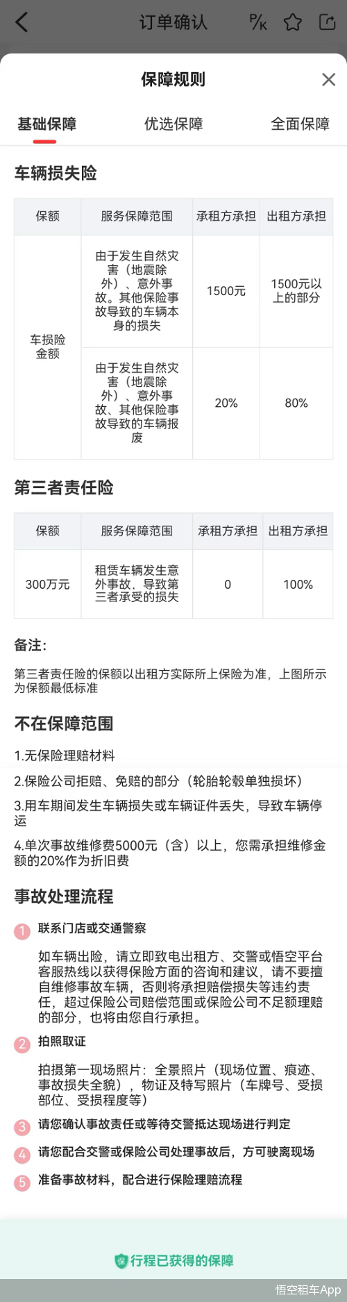 悟空租车App