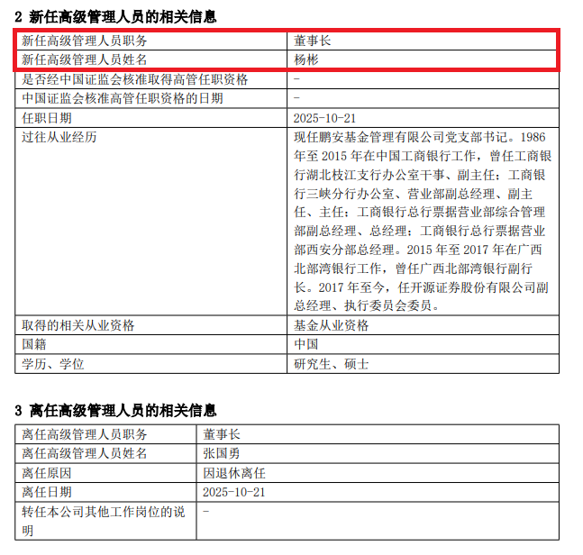 次新公募,“换帅”!