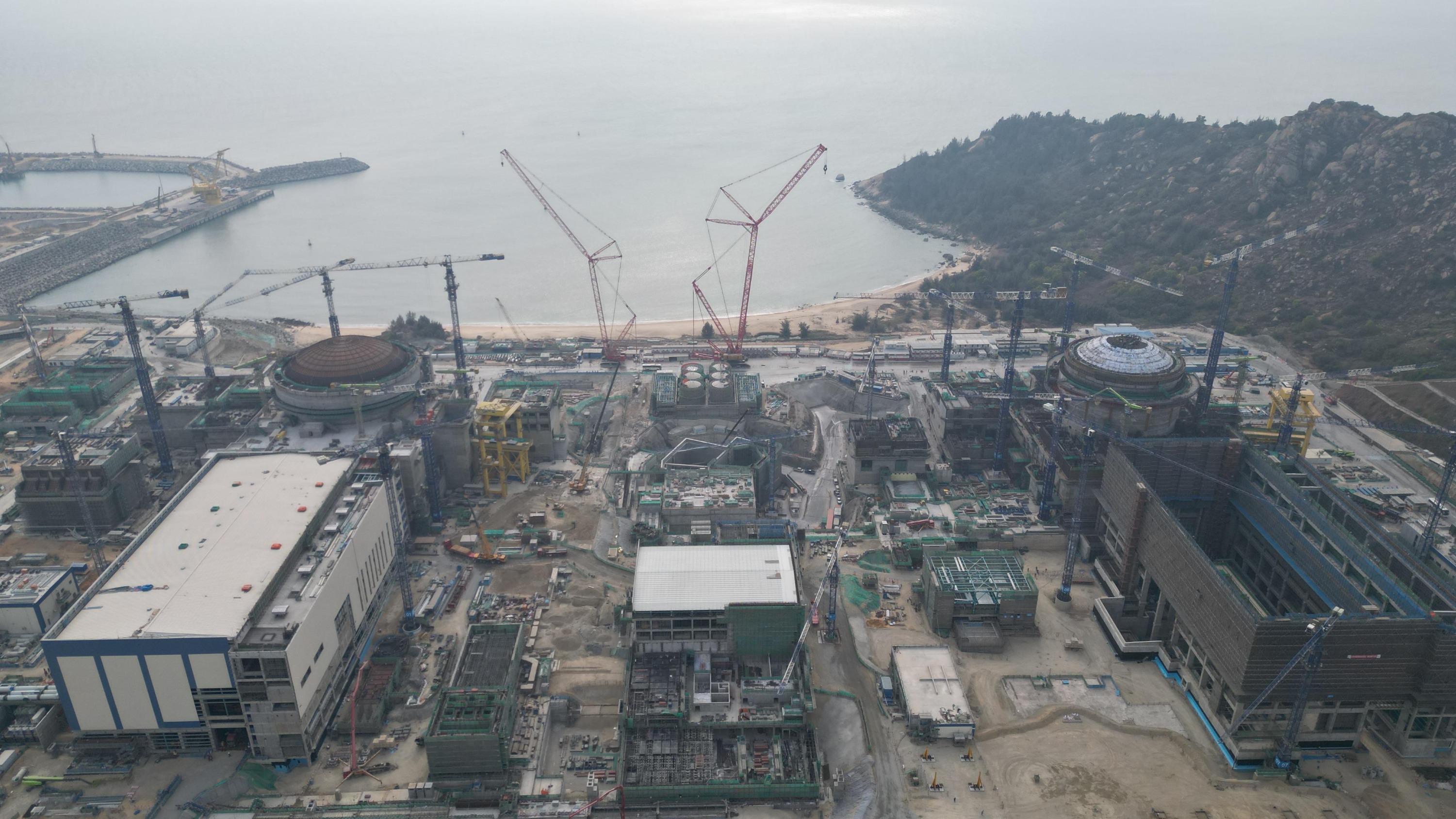 陆丰核电项目建设现场