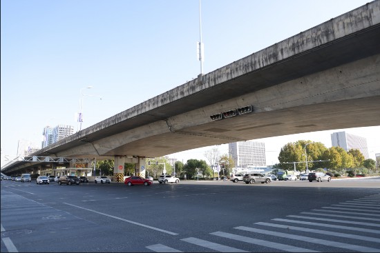 包河通衢高架桥。东说念主民网记者 