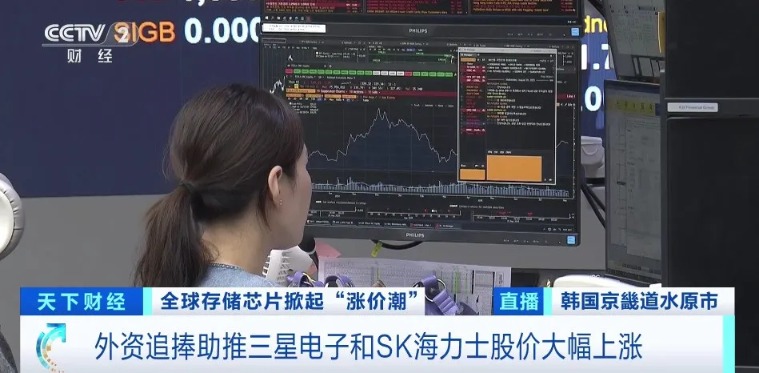 多国芯片巨头上调产品报价 摩根士丹利：存储芯片行业将迎超级周期