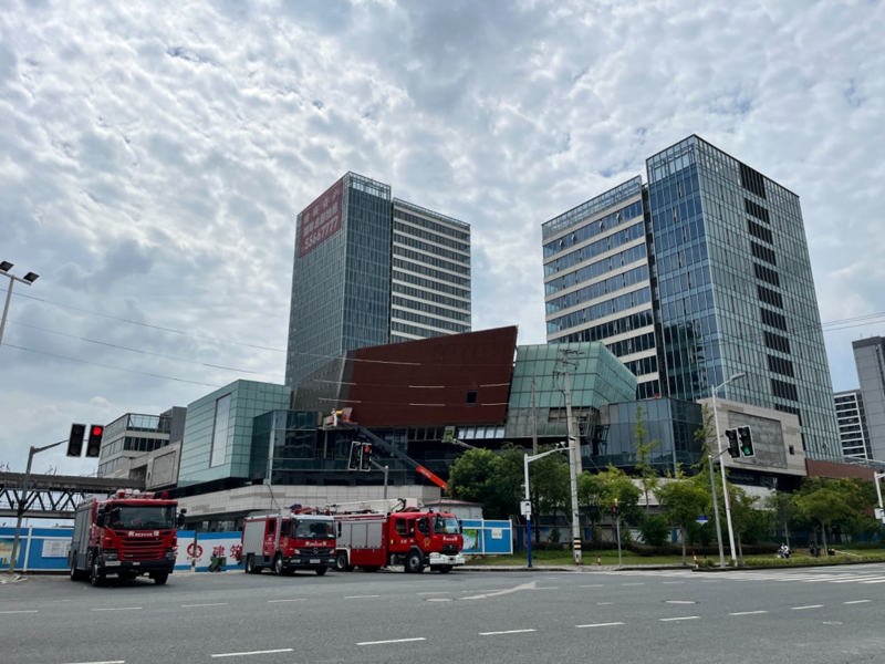 中集金地美兰城商业办公空间一角.