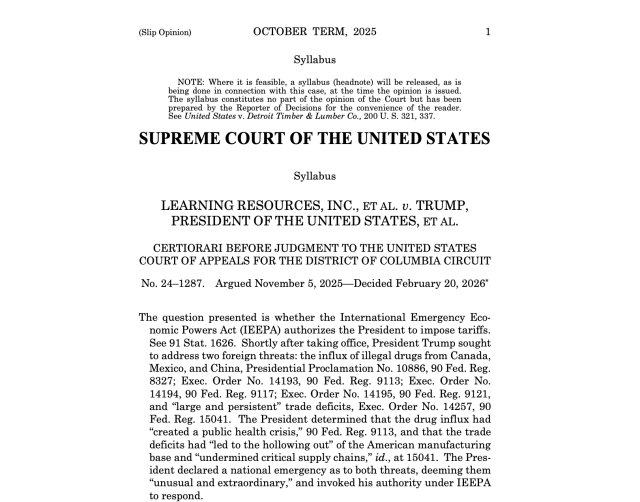 美国最高法院判决截屏