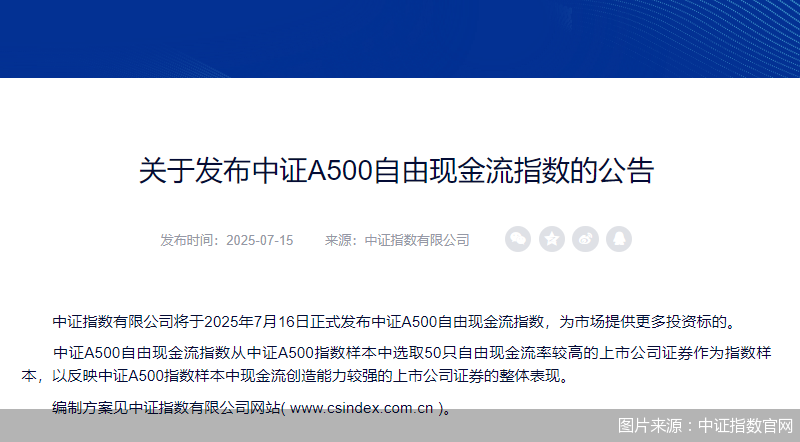 图片来源：中证指数官网