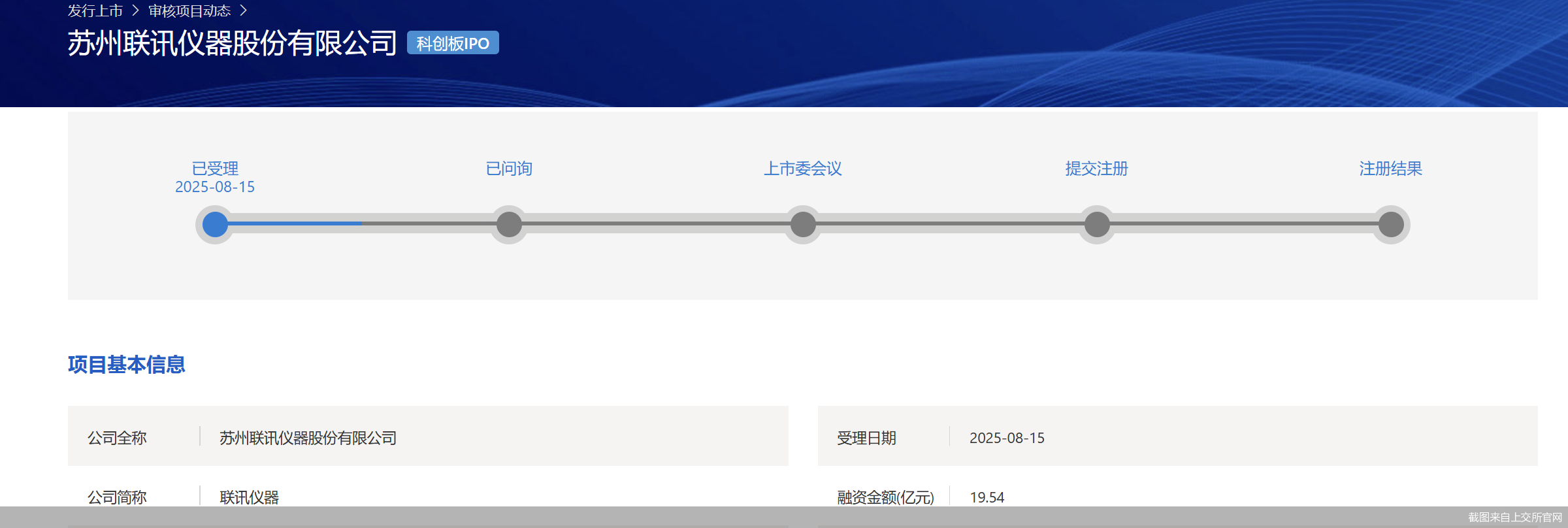 截图来自上交所官网
