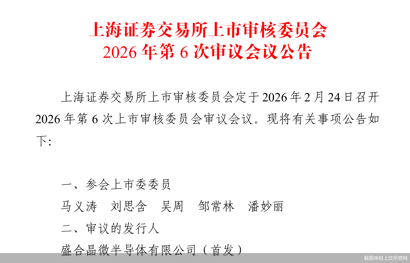 截图来自上交所官网