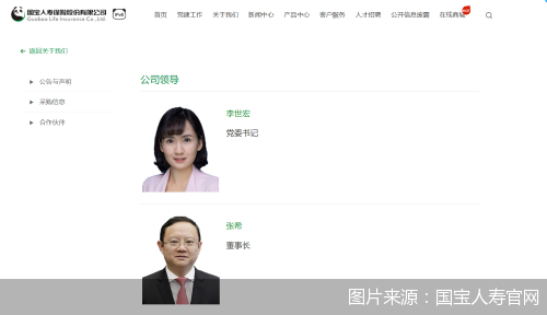 图片来源：国宝人寿官网