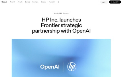 OpenAI官网新闻稿截图
