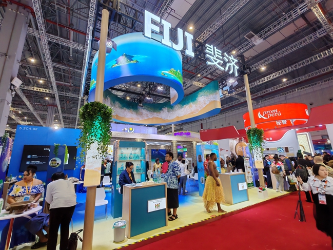 斐济国家馆。(文内配图摄影/第一财经记者钱小岩)