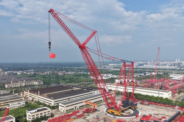 8月31日，25万吨米环轨起重机在三一重工旗下浙江湖州产业园确认下线。