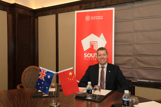 南澳大利亚州贸易投资部长周凯奇（来源：采访对象供）