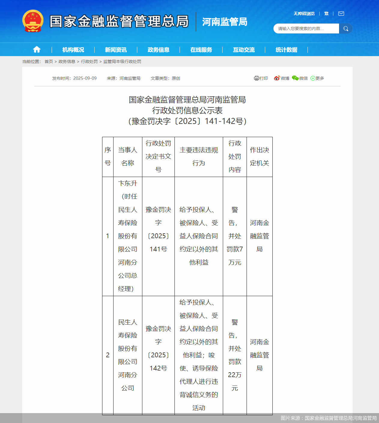 图片来源：国家金融监督管理总局河南监管局