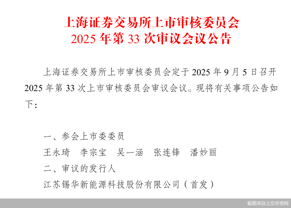 截图来自上交所官网