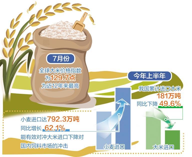 国际米价高企对我国影响有限 大米供需维持新的动态平衡