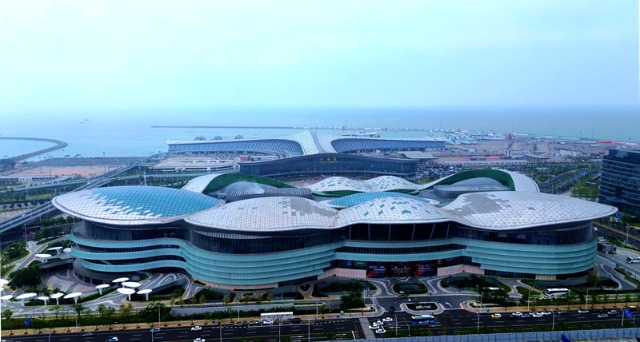 海口新海港。人民网记者