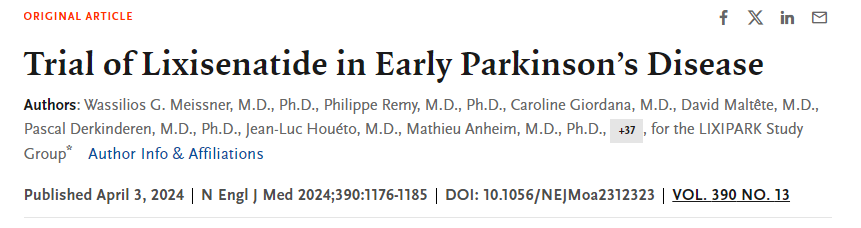 帕金森病患者的新希望赛诺菲glp1类药物显示出治疗潜力